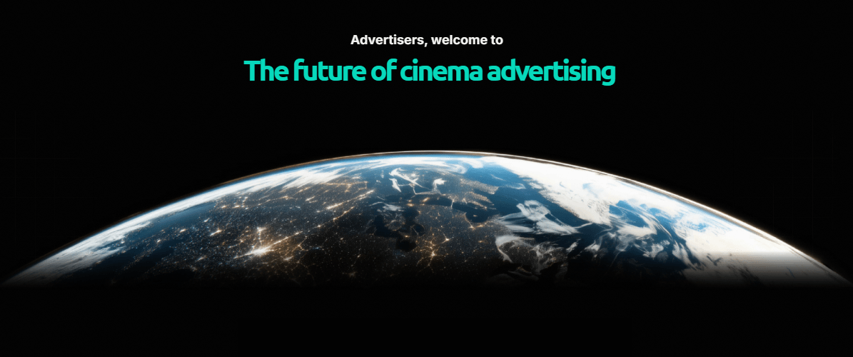 Cinebid platform screenshot